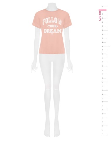 T-Shirt régulier en coton avec impression vintage style baseball Rinascimento