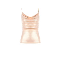 Top près du corps en maille avec lurex Rinascimento