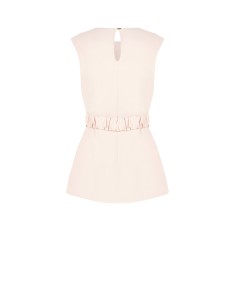 Top long en tissu fluide avec ceinture élastiquée assortie et bretelles Rinascimento 2