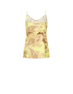 Top fluide en satin imprimé Rinascimento 2