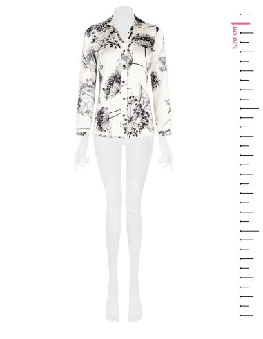 Rinascimento - Chemise ample en satin imprimé