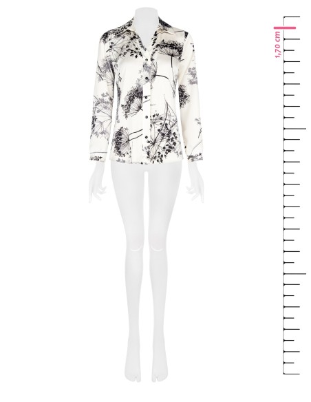 Rinascimento - Chemise ample en satin imprimé