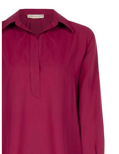 Chemise en georgette fluide sans boutons Rinascimento