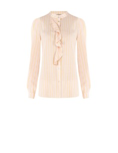 Chemise Regular en tissu léger avec volants Rinascimento