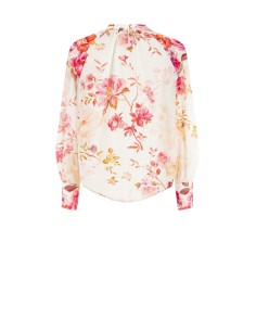 Rinascimento - Chemise en coton à col en V avec encolure centrale 2