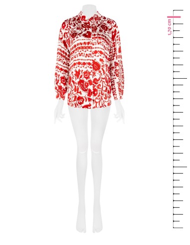 Oversized viscoseblouse van Rinascimento
