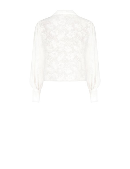 Blouse large en viscose Devoré Rinascimento