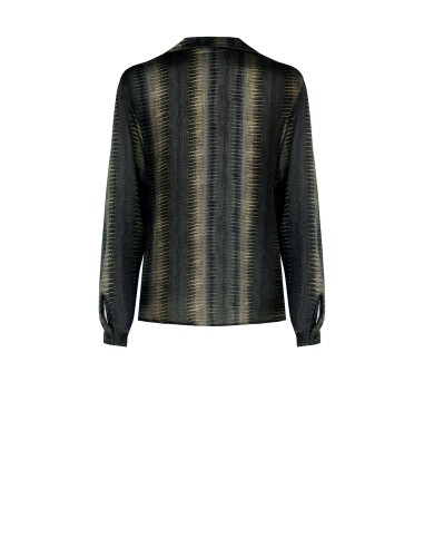 Rinascimento - Chemise large et fluide en satin python