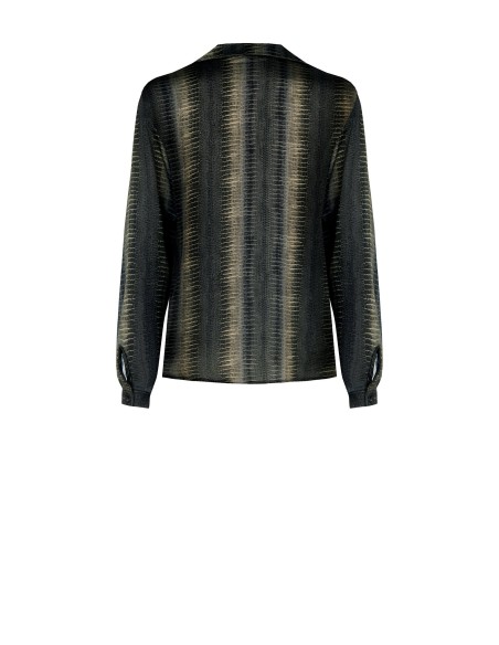 Rinascimento - Chemise large et fluide en satin python
