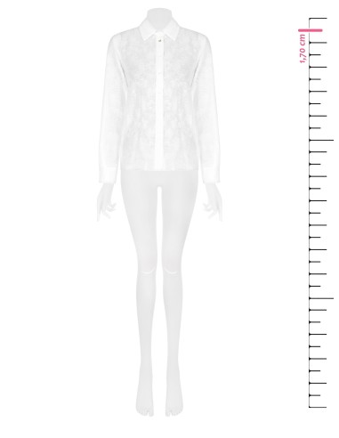 Rinascimento - Chemise perforée en mélange de viscose
