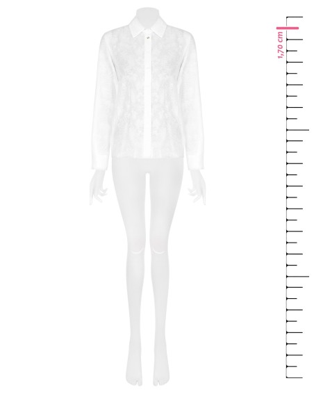 Rinascimento - Chemise perforée en mélange de viscose
