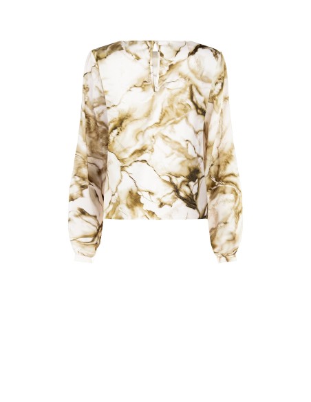 Blouse ample à motifs pailletés Rinascimento