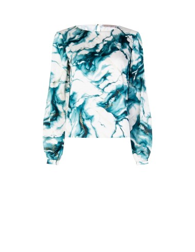 Blouse ample à motifs pailletés Rinascimento
