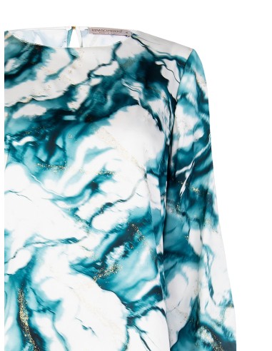 Blouse ample à motifs pailletés Rinascimento