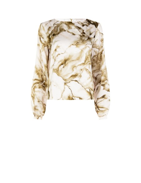 Ruime blouse met glittervlekken Rinascimento