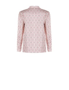 Regular viscose blouse met Rinascimento-logoknopen 2