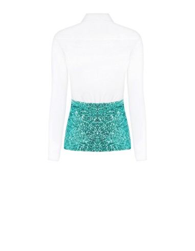 Chemisier à bas recouvert de sequins Rinascimento