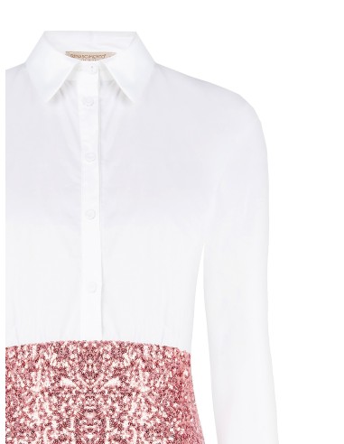 Chemisier à bas recouvert de sequins Rinascimento