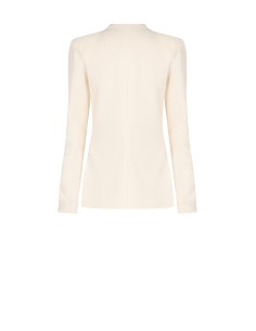 Veste blazer en crêpe scuba sans revers Rinascimento 2