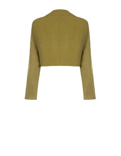 Veste blazer courte en mélange de lin Rinascimento 2