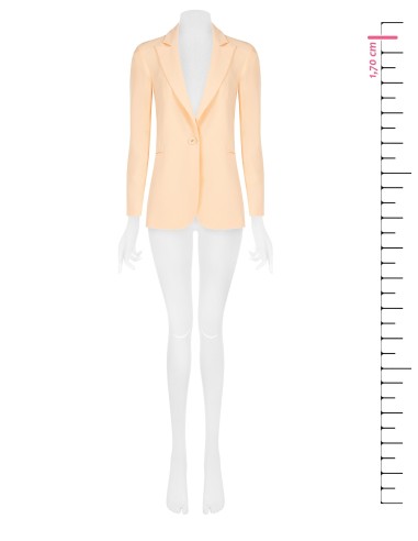 Veste blazer cintrée en crêpe Rinascimento