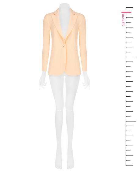 Veste blazer cintrée en crêpe Rinascimento