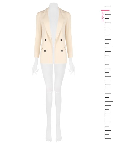 Veste blazer ouverte en tissu technique Rinascimento