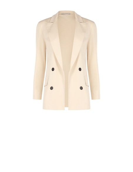 Veste blazer ouverte en tissu technique Rinascimento