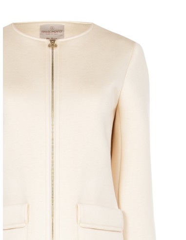 Manteau moyen en néoprène avec poches maxi Rinascimento