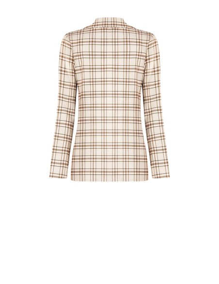 Veste blazer à carreaux en polyviscose Rinascimento