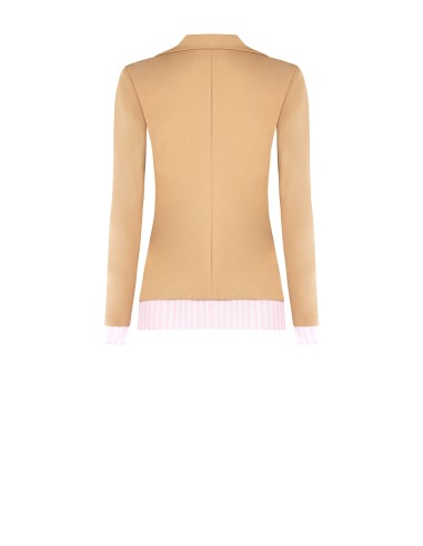 Veste blazer en polyviscose avec empiècements à rayures Rinascimento