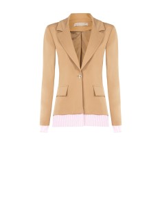 Veste blazer en polyviscose avec empiècements à rayures Rinascimento