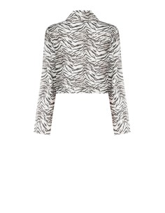 Veste en jean extensible zébrée Rinascimento 2