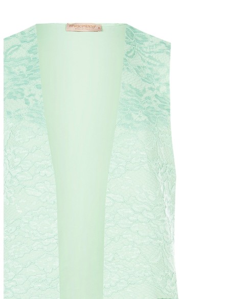 Gilet long ouvert en dentelle Rinascimento