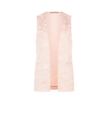 Gilet long ouvert en dentelle Rinascimento
