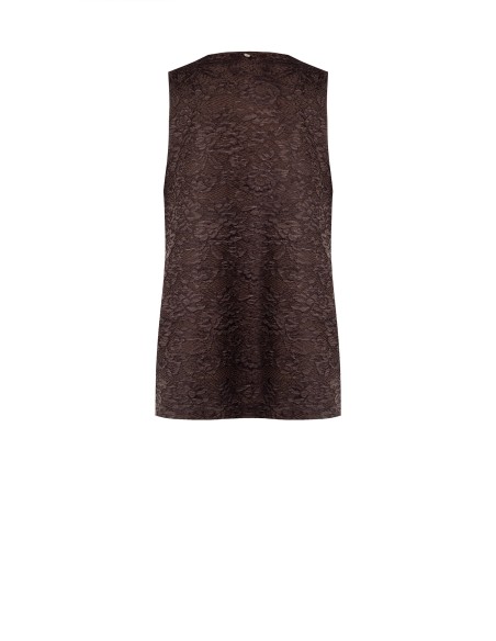 Gilet long ouvert en dentelle Rinascimento