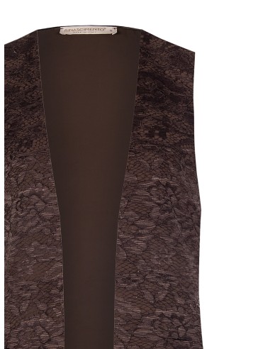 Gilet long ouvert en dentelle Rinascimento