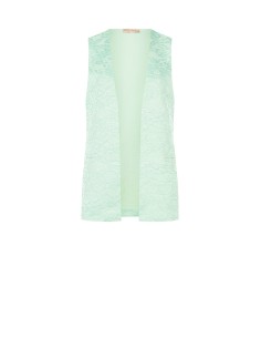 Lang Open Kanten Gilet Rinascimento