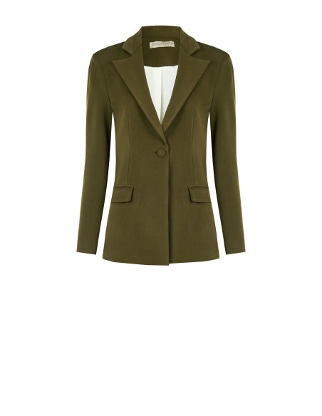 Veste blazer cintrée en tissu technique Rinascimento