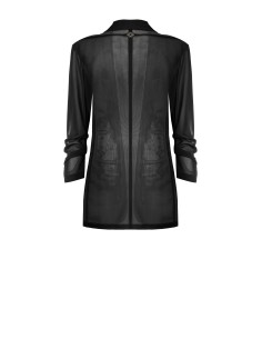 Veste blazer ouverte en tulle extensible Rinascimento 2