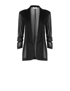 Veste blazer ouverte en tulle extensible Rinascimento