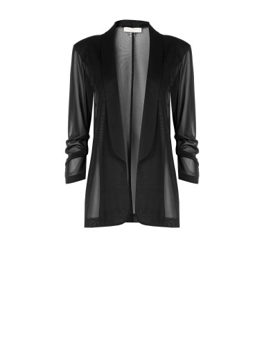 Veste blazer ouverte en tulle extensible Rinascimento