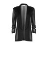 Veste blazer ouverte en tulle extensible Rinascimento