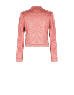 Veste biker courte et cintrée en simili-daim Rinascimento 2