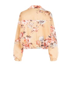 Veste bomber imprimée à fleurs en coton Rinascimento 2