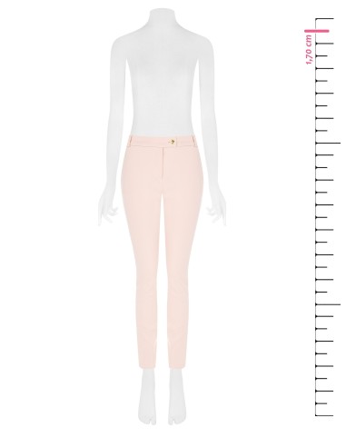 Aansluitende cropped broek van scuba-crêpe van Rinascimento