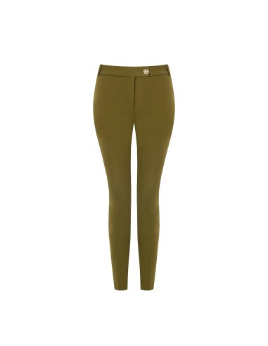 Pantalon ajusté cropped en crêpe scuba Rinascimento