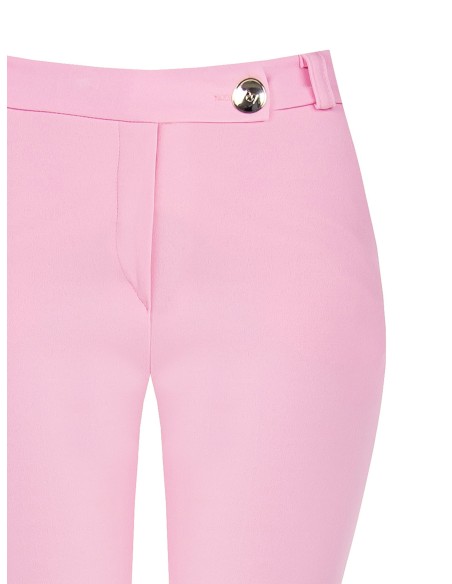 Pantalon cigarette en crêpe scuba Rinascimento