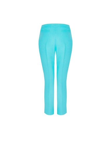 Pantalon croisé skinny en tissu technique avec petites coupes à la cheville Rinascimento