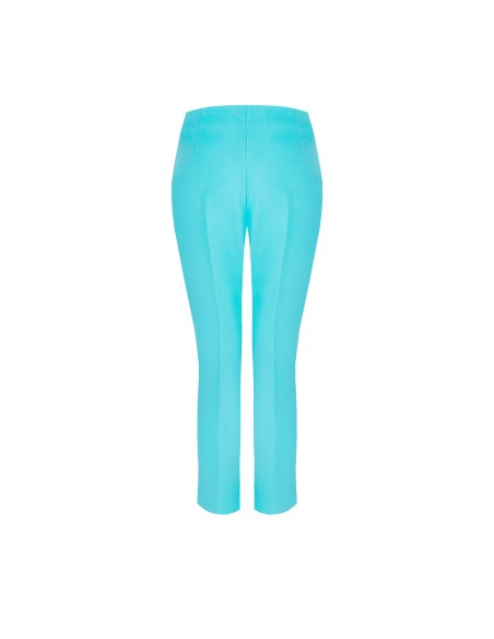 Pantalon croisé skinny en tissu technique avec petites coupes à la cheville Rinascimento